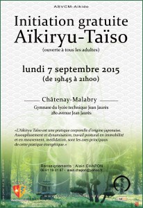 Initiation Aïkiryu-Taïso 07 septembre 2015