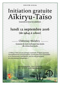 Affiche initiation taiso 12092016